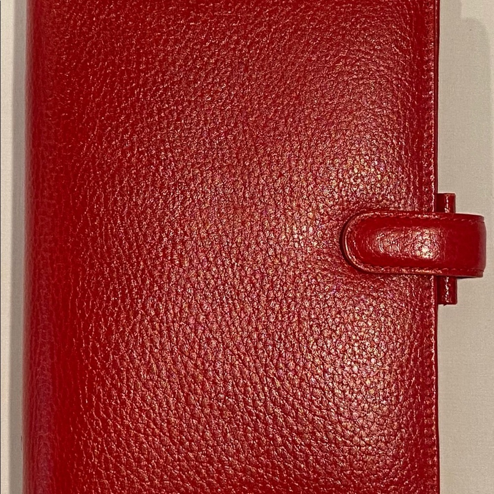 Filofax Red Finsbury Personal